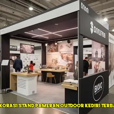 dekorasi stand pameran outdoor kediri terbaik